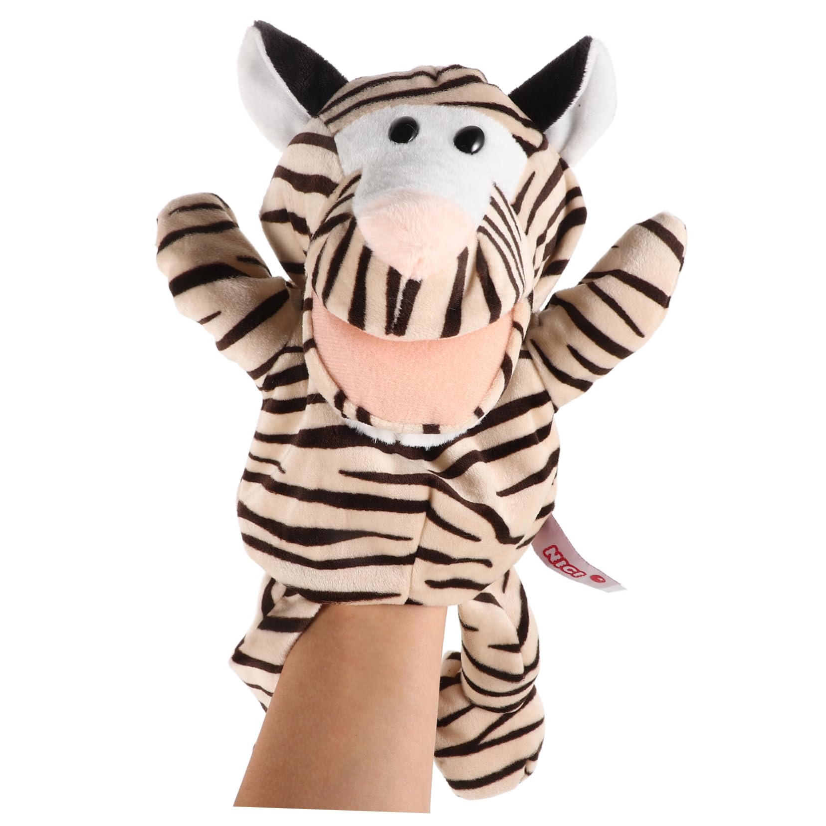 Ventriloquist Hand Puppet - Zoo Animal Finger Puppet Set for Kids, Soft Plush Miniature Animal Dolls with Finger Sleeve - Perfect for Storytelling, Role Play & Family Fun