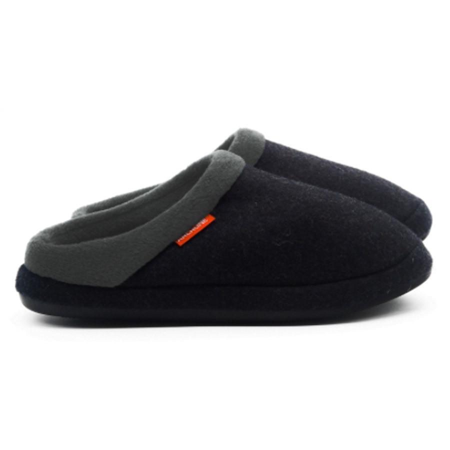 Archline Orthotic Slippers for Men & Women - Comfortable Slip-On House Shoes with Arch Support - Charcoal Grey - Perfect for Indoor Relaxation, Post-Surgery Recovery & Plantar Fasciitis Relief
