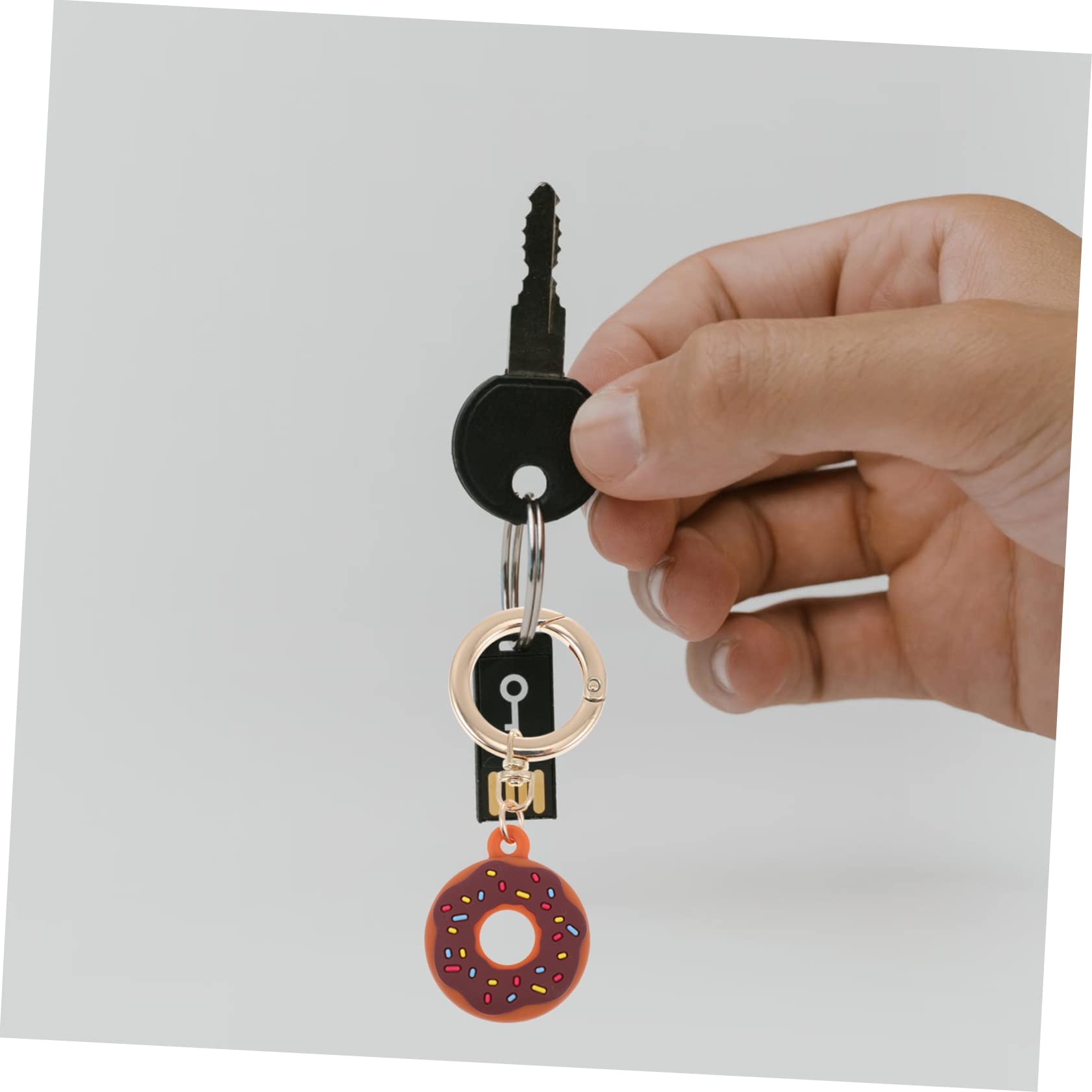 OSALADI AirTag Case - Anti-Lost Tracker Cover with Doughnut Shape Design, Anti-Scratch Protective Holder for Apple AirTag (Perfect for Keys, Luggage, Pets & Backpacks)