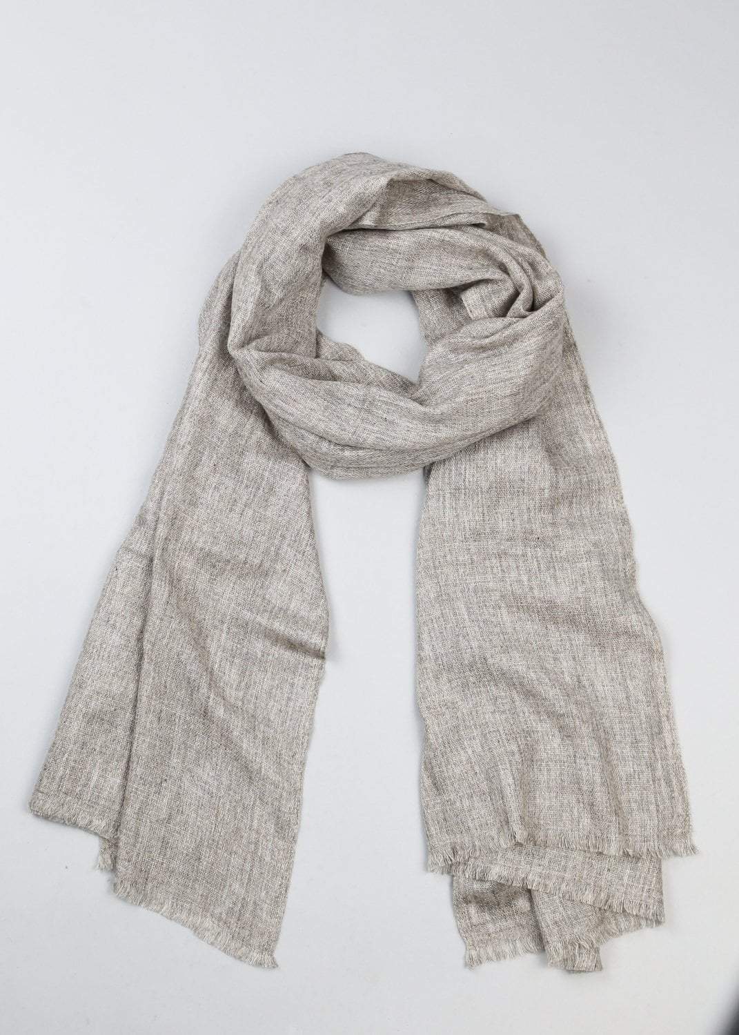 Luxury 100% Cashmere Scarf for Women & Men - Soft Grey Winter Wrap - Perfect for Cold Weather, Office & Travel Accessories