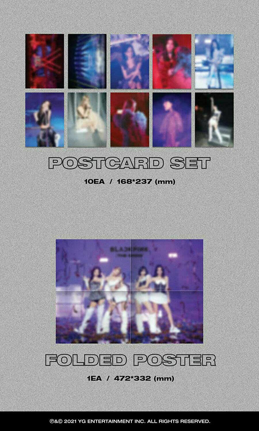 BLACKPINK 2021 [THE SHOW] Live Concert DVD Set - 2 DVDs + 152p Photo Book + Collectible Frame, Photo Cards, Magnet Cards, Stickers & Poster | K-Pop Merchandise for Fans, Gift Idea for BLINKs | Perfect for Home Entertainment, K-Pop Collections & Fan Gatherings