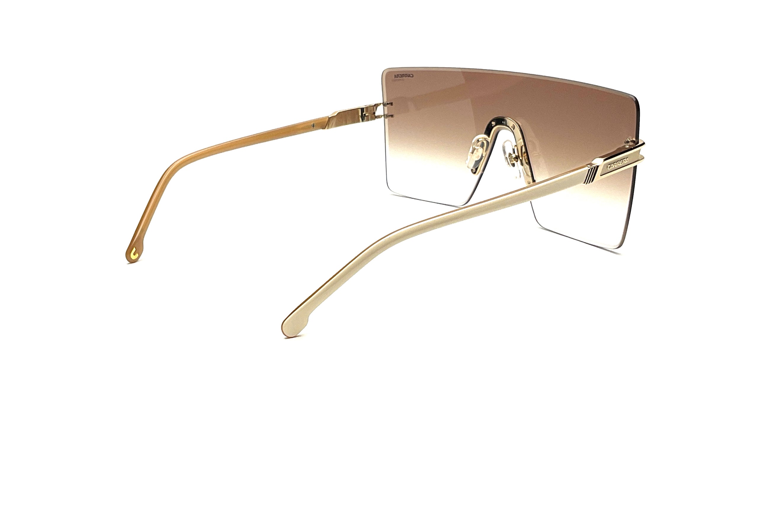 Carrera 1075 Sunglasses - Gold Ivory Frame with UV Protection - Perfect for Driving, Outdoor Sports & Fashion Accessories