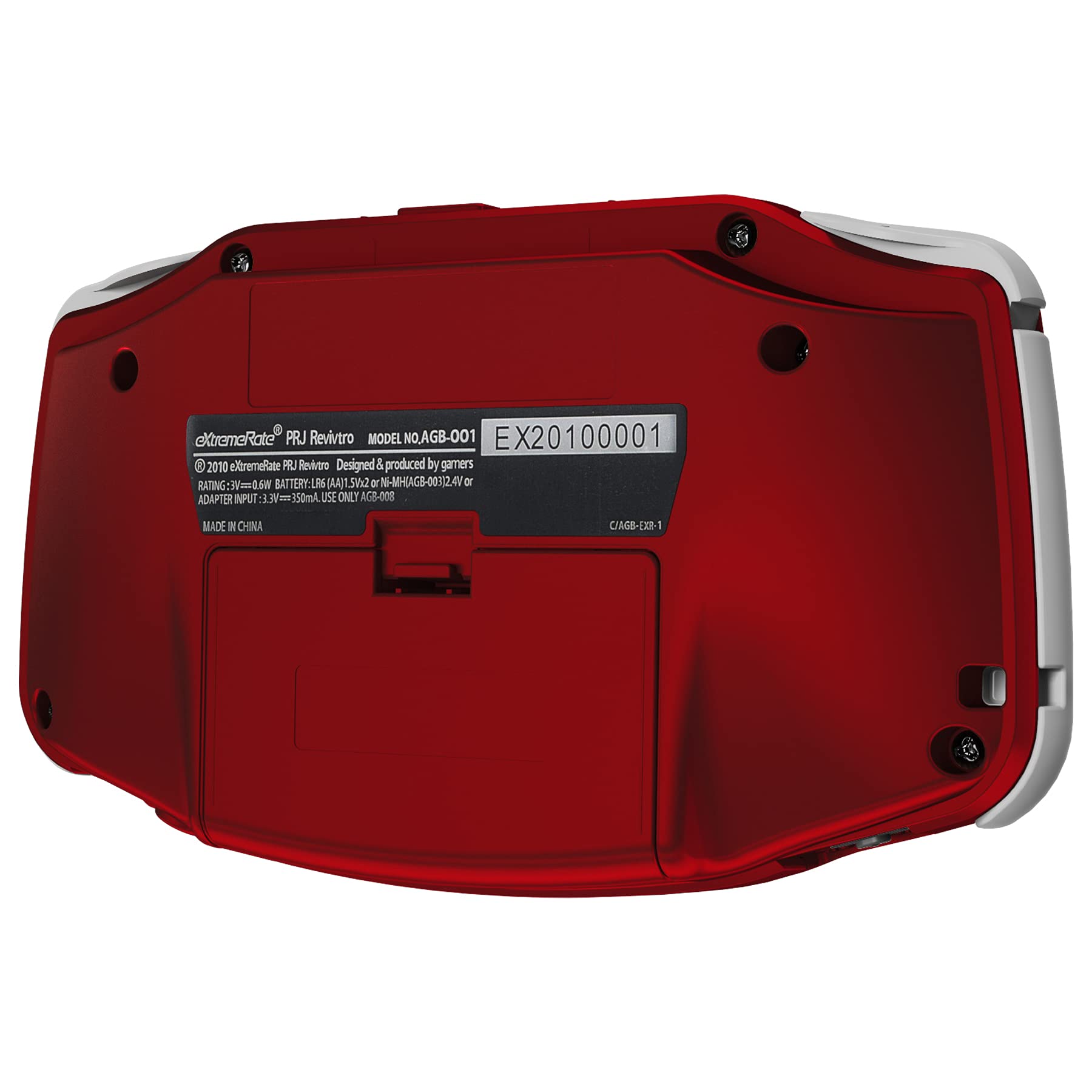 eXtremeRate Replacement Shell Case Buttons Cover for Gameboy Advance GBA Console - Compatible with IPS & Standard LCD Screens - Does Not Include Console & IPS Screen (Scarlet Red) - Perfect for GBA Modding, Repair, and Customization Projects