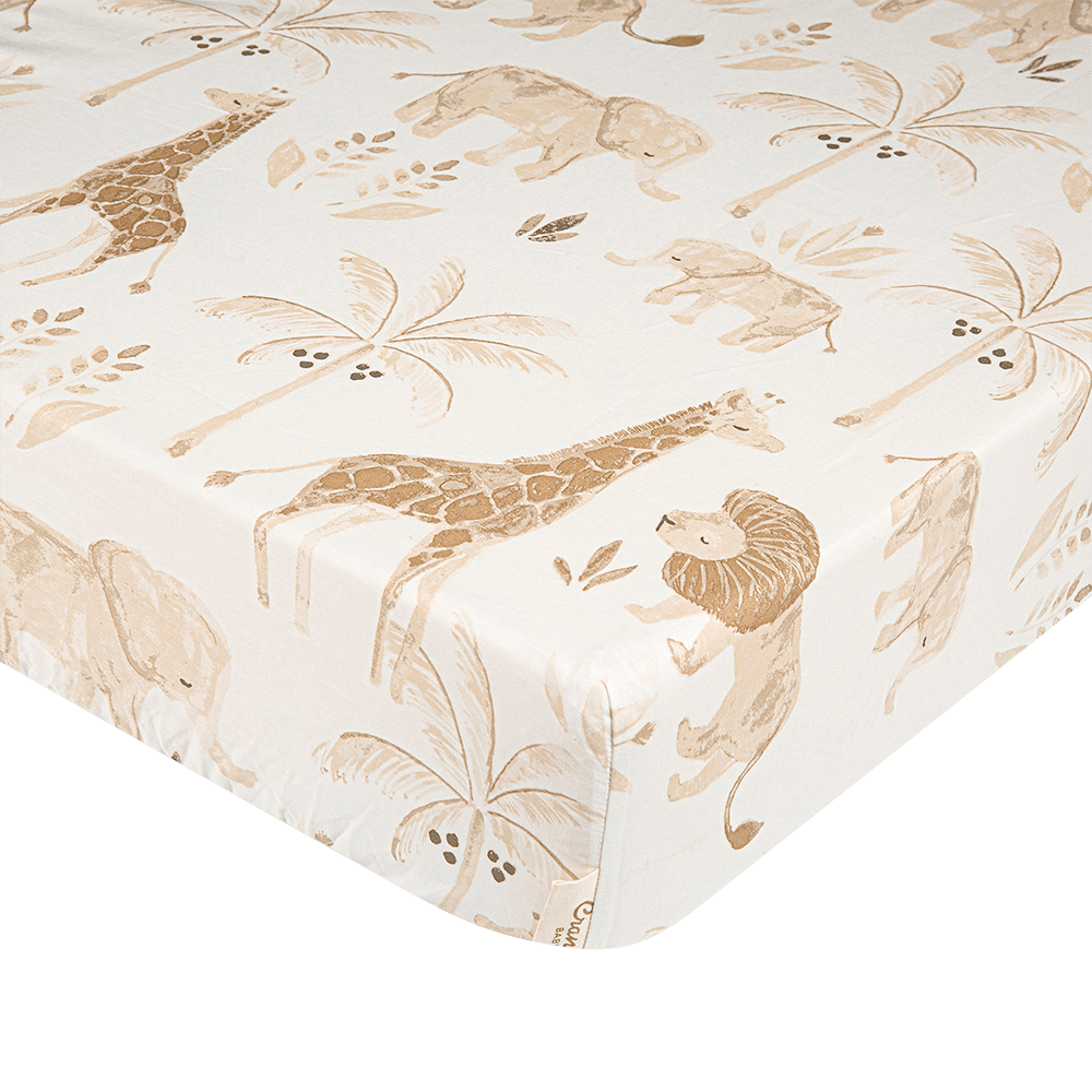 Soft Organic Cotton Fitted Crib Sheet for Baby Crib - Breathable & Hypoallergenic Nursery Bedding - Perfect for Newborns, Infants & Toddlers - Ideal for Daycare, Nursery or Home Use