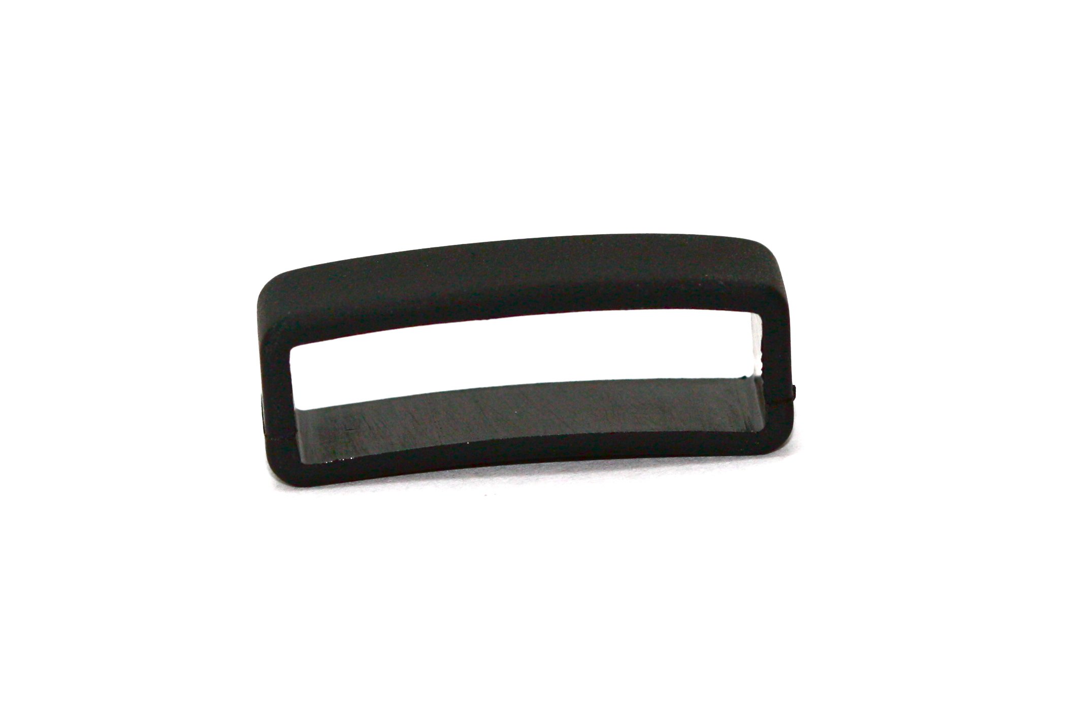 24mm Black Rubber Replacement Watch Band Strap Loop - Durable & Comfortable for Sports, Outdoor & Everyday Wear
