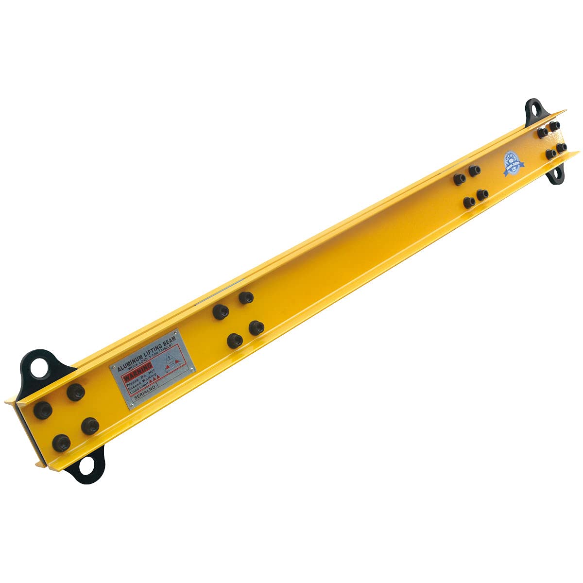 2 Ton (4400 LBS) Aluminum Spreader Lifting Beam - 4 Foot Heavy Duty Lightweight Bar for Construction, Warehouse & Automotive Lifting Applications