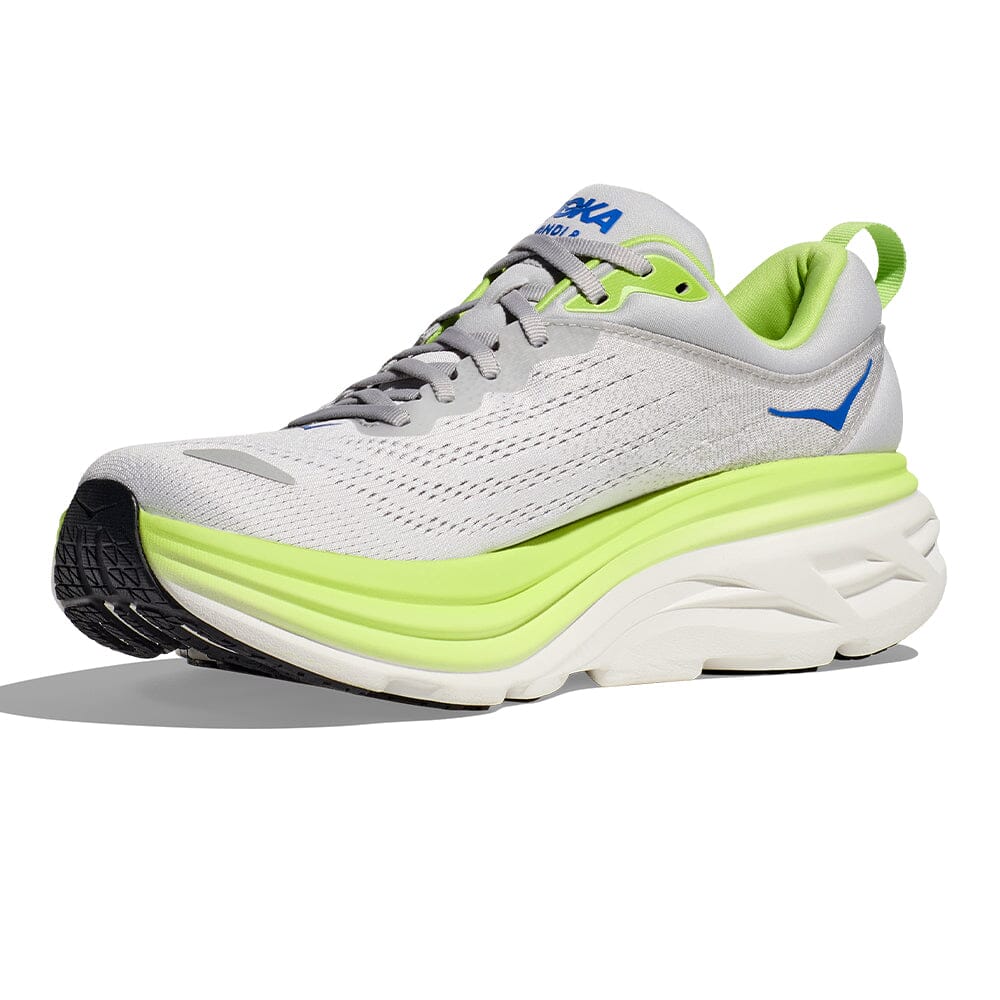 Hoka Men's Bondi 8 Running Shoes - Lightweight Cushioned Sneakers for Marathon, Jogging & Walking - Breathable Mesh Upper with Maximum Support & Comfort