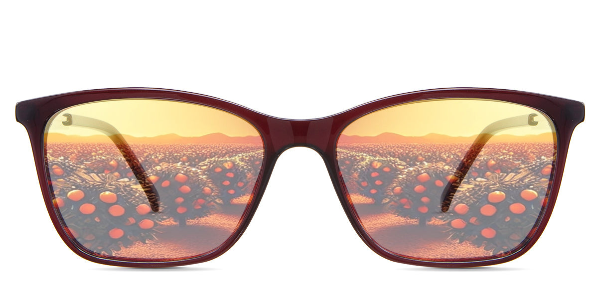 Elle Women's Prescription Tinted Glasses - Stylish & UV Protection for Everyday Wear, Reading, and Outdoor Activities