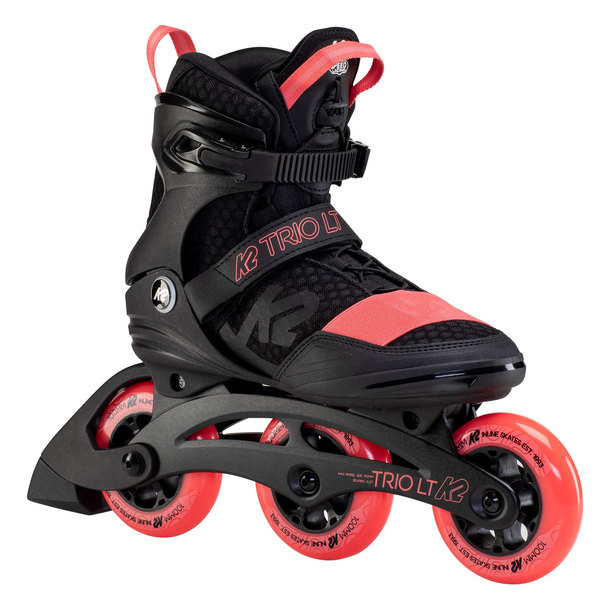 K2 Trio LT 100 Women's Inline Skates for Urban Fitness & Outdoor Rollerblading - Perfect for Commuting, Exercise & Recreation