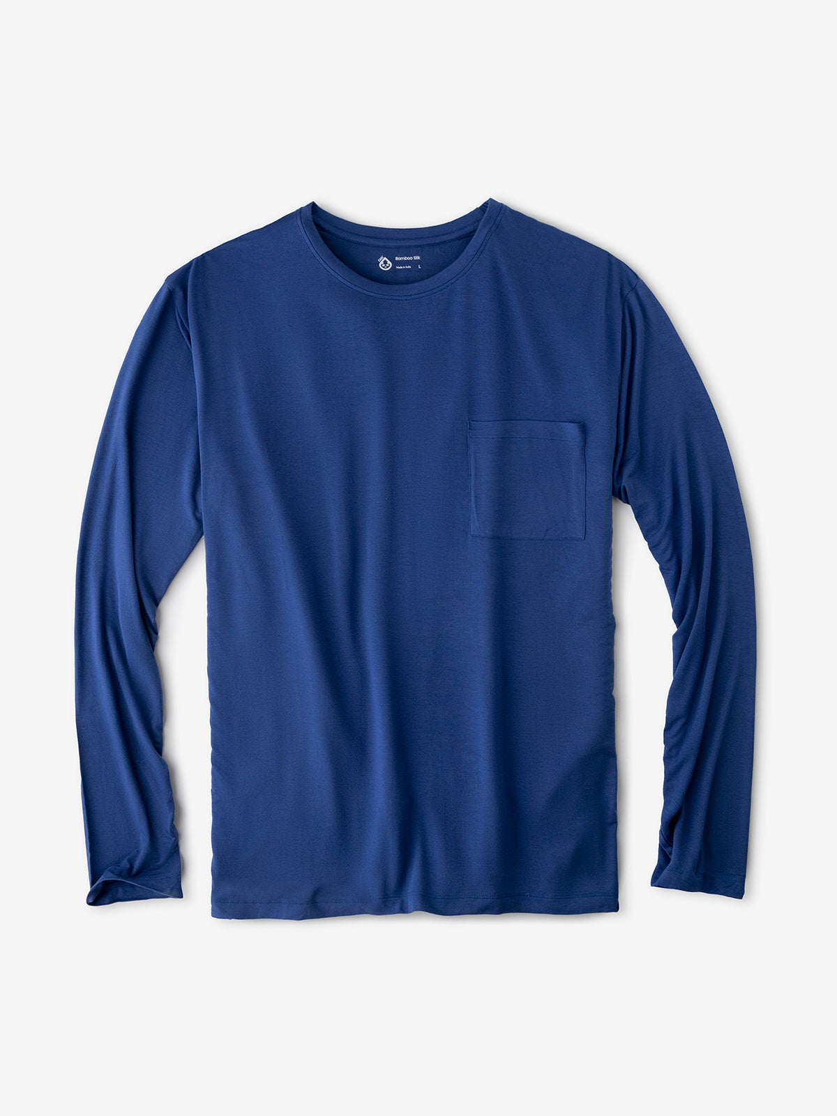 Bamboo Silk Long Sleeve Sleep Shirt for Women - Soft & Breathable Nightwear for Comfortable Sleep - Perfect for Lounge, Travel & Relaxation at Home