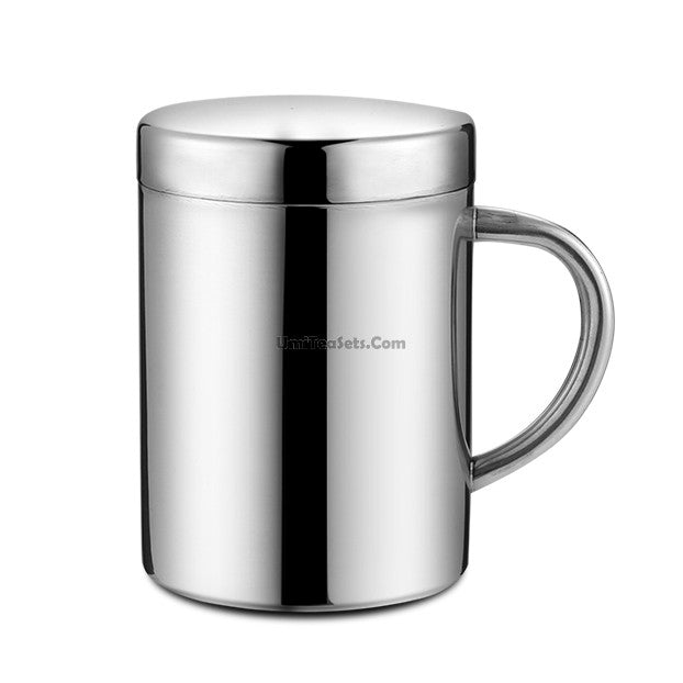 Premium Custom Stainless Steel Tea Cup - Double Wall Vacuum Insulated, BPA-Free, 16oz Travel Mug for Hot & Cold Drinks - Perfect for Office, Camping, Hiking & Daily Commute