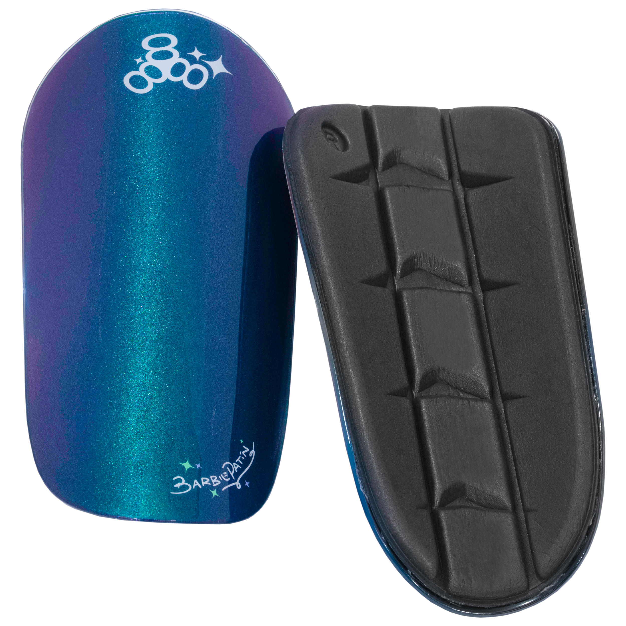 Barbie Patin Signature Edition Soccer Sock Shinguards - Comfortable Shin Guards for Kids & Youth - Perfect for Training, Games & Sports Protection