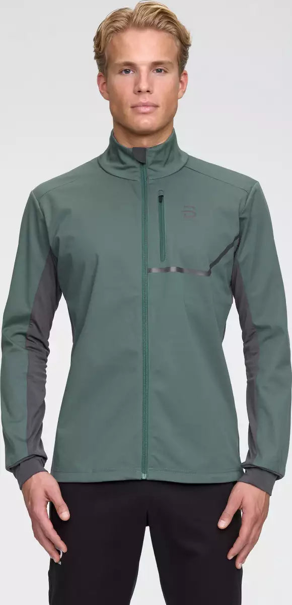 Men's Waterproof Winter Jacket - Lightweight Insulated Outdoor Coat for Hiking & Travel (Dark Forest) - Perfect for Cold Weather Adventures & Daily Commute