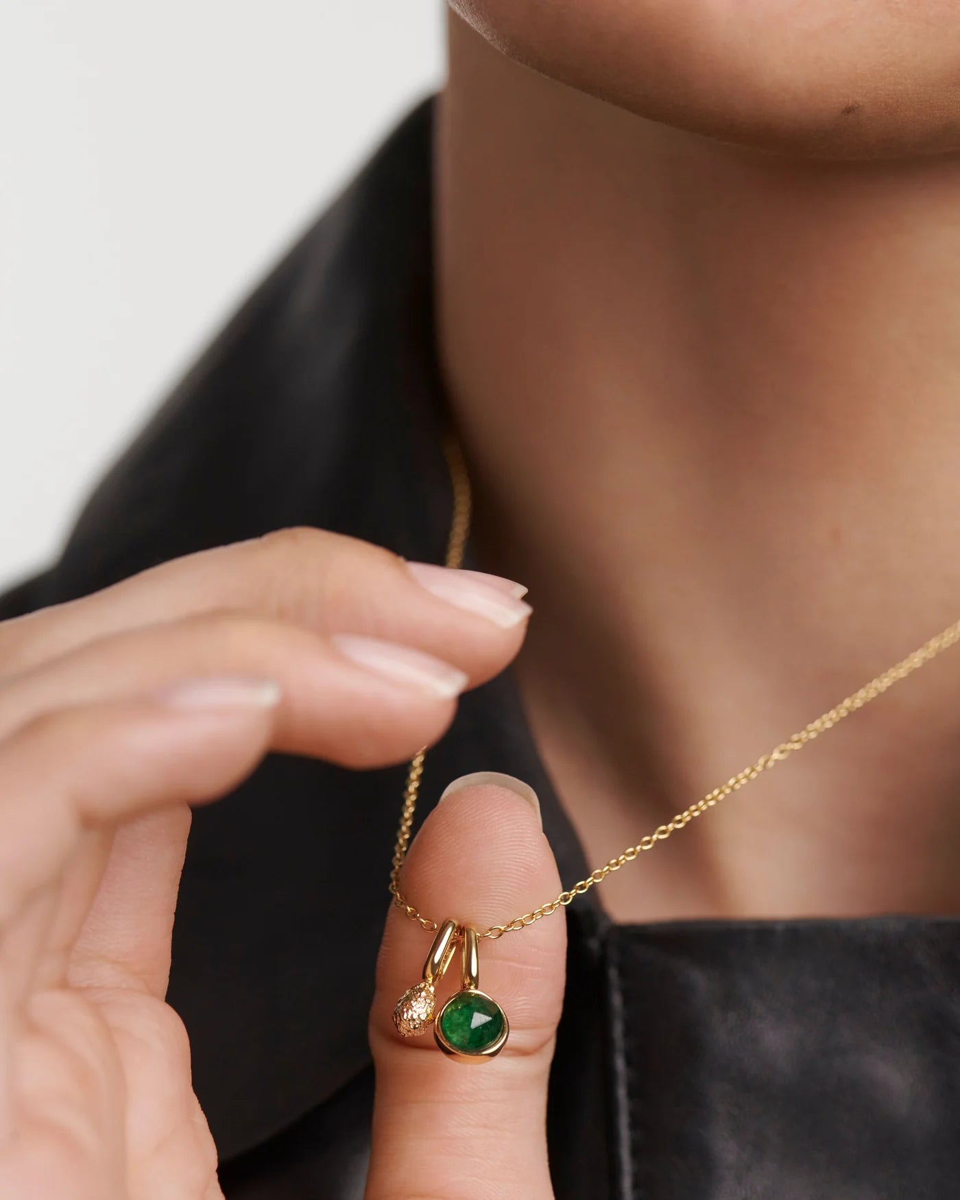 18K Yellow Gold Vermeil Oasis Necklace for Women | Elegant Layering Pendant Jewelry | Perfect for Everyday Wear, Date Nights & Special Occasions