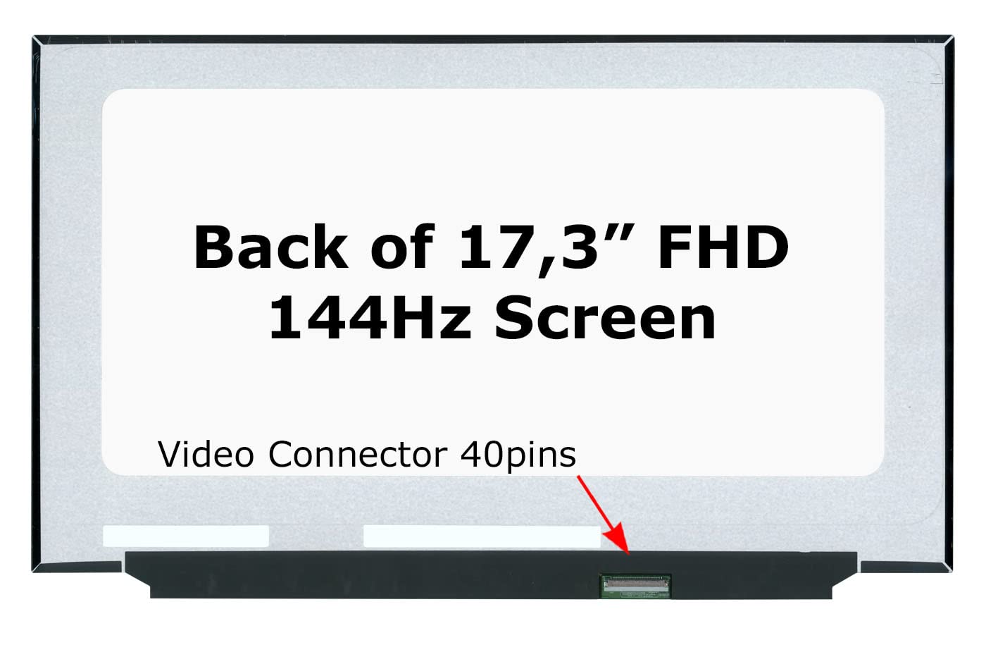 MSI Katana GF76 11SC 11UC 11UD 11UE 11UG LCD Screen Replacement - 40pin 144Hz FHD 1920x1080 IPS LED Display with Tools & Tape | Gaming Laptop Repair & Upgrade