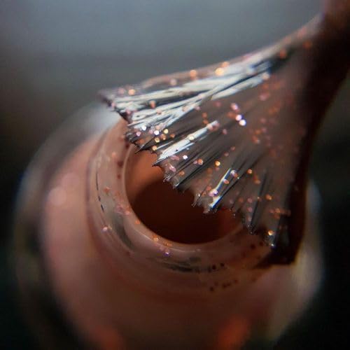 DeBelle Gel Glossy Finish Nail Polish - Long Lasting, Chip Resistant, Seaweed Enriched Formula | Non-UV, Toxic-Free & Cruelty Free | 6ml (Angelic Saira) - 7ml | Perfect for Manicures, Pedicures & Nail Art Designs