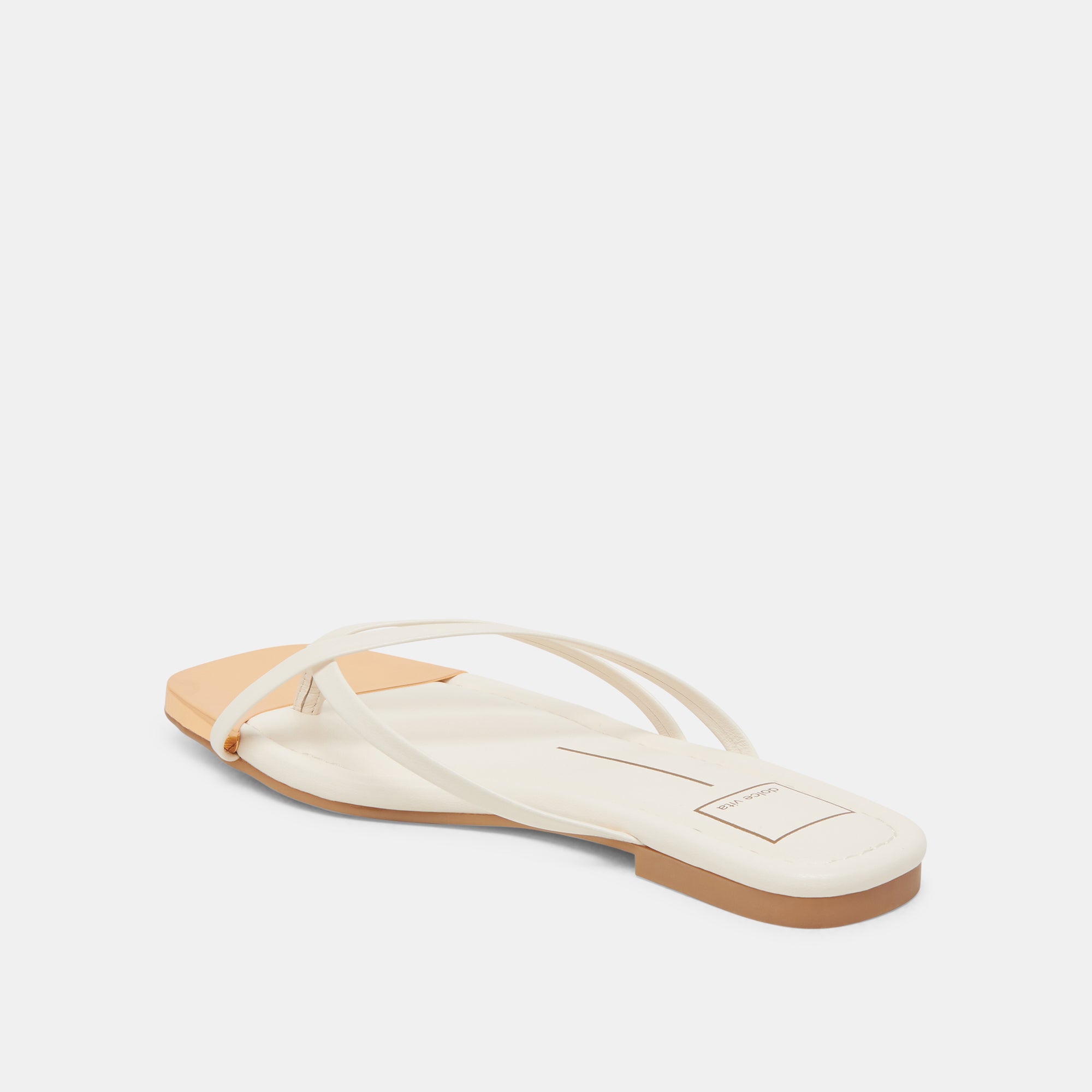 Laguna Leather Sandals for Women - Comfortable Off-White Summer Beach Sandals | Perfect for Vacation, Poolside & Casual Outings