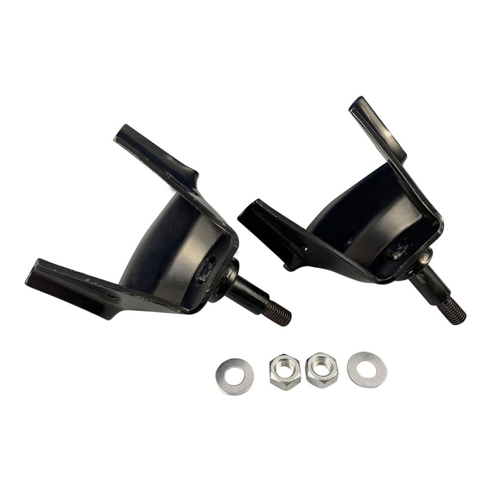 2PCS Rear Shock Mount Bracket for 1987-1995 Jeep Wrangler YJ - Upper Shock Mount Replacement (Driver & Passenger Side) - Heavy Duty Off-Road Suspension Upgrade for Rough Terrain & Trail Riding