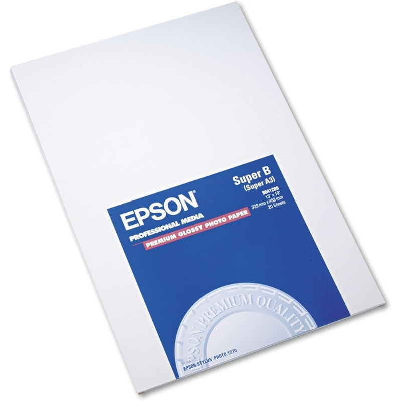 Epson Premium Glossy Photo Paper - High-Quality Printing for Photos, 8.5x11, 4x6, 5x7, 8x10 Sizes - Ideal for Professional Photography, Scrapbooking & Home Decor