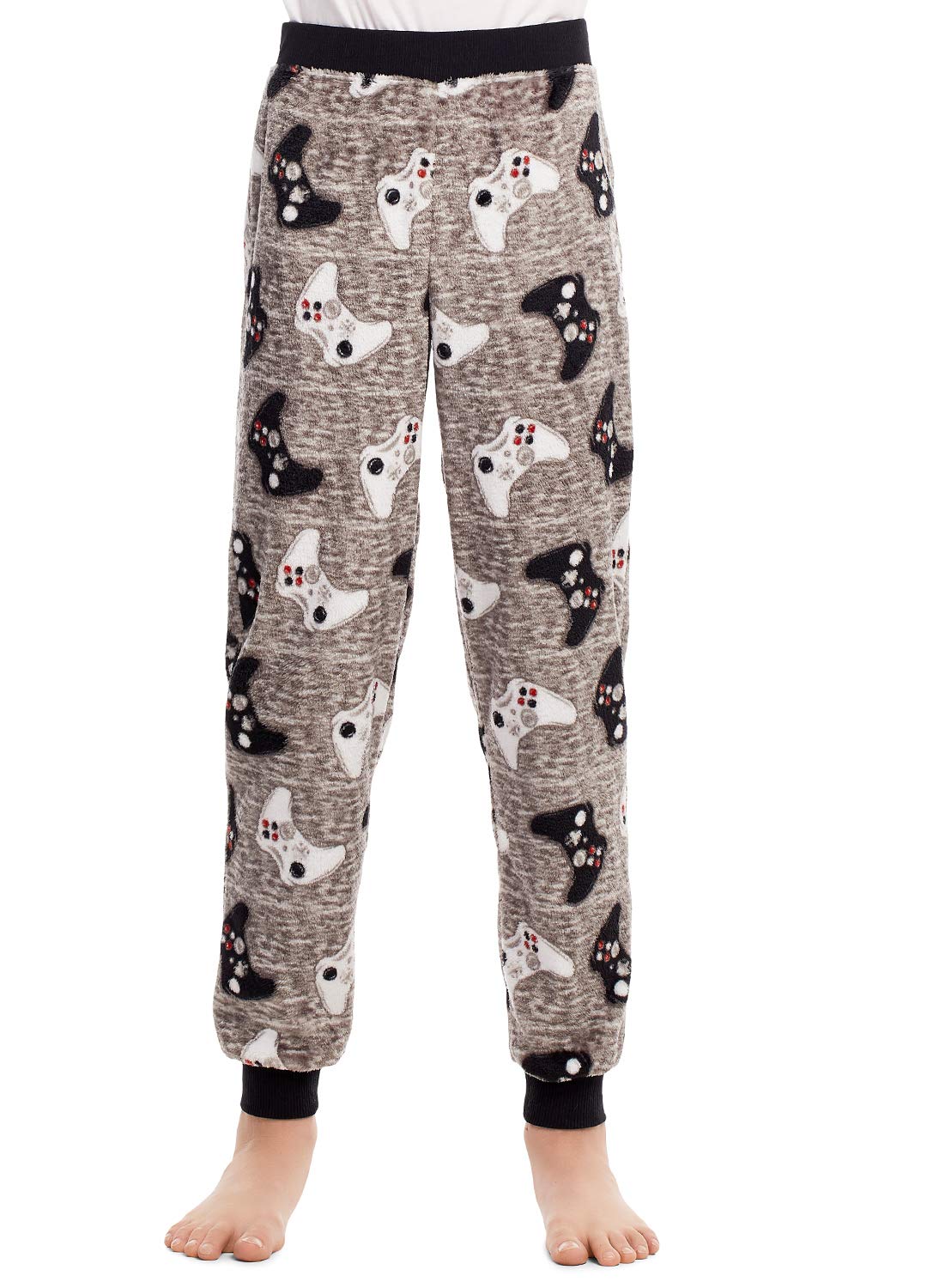 Boys' Fleece Flannel Pajama Pants - Cozy Jogger Style Sleepwear for Kids | Perfect for Winter Nights & Lounging at Home