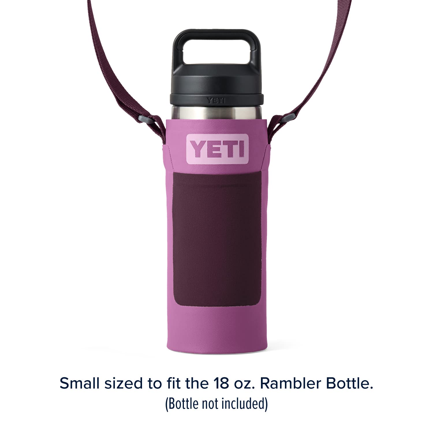 YETI Rambler Bottle Sling - Insulated Water Bottle Holder for 20oz, 30oz, 46oz Tumblers - Adjustable Shoulder Strap for Hiking, Camping, Gym & Outdoor Activities