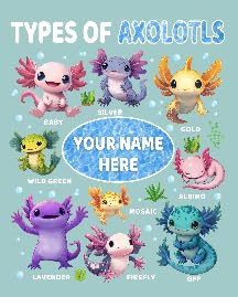 Personalized Axolotls Type