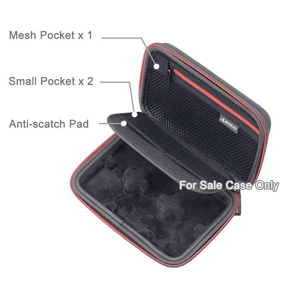 RLSOCO Protective Case for RODE Wireless GO II & RODE Wireless GO - Durable Carrying Storage Pouch for Wireless Microphone System - Perfect for Travel, Vlogging, Podcasting, and Studio Recording