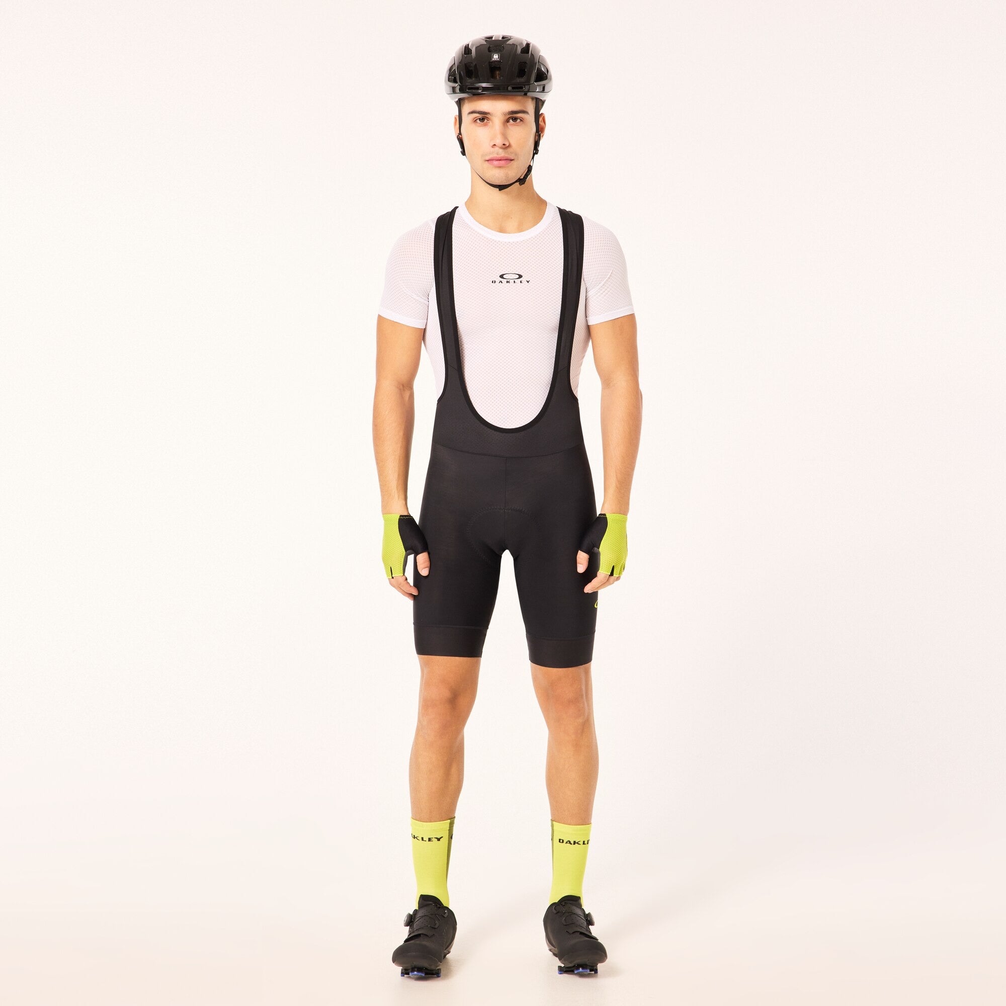 Oakley Icon Classic Bib - Black Sulphur | Premium Cycling Shorts for Men | Perfect for Road Biking & Triathlon Training