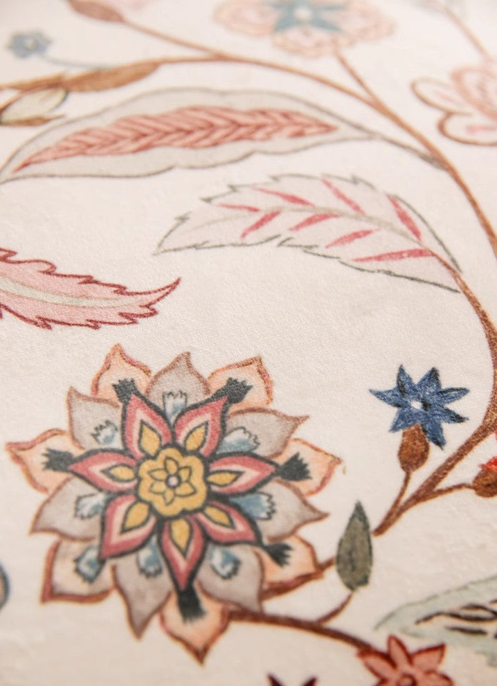 Elegant Floral Tablecloth for Round, Oval & Rectangle Tables - Waterproof Kitchen & Dining Room Table Cover - Perfect for Parties, Holidays & Everyday Use