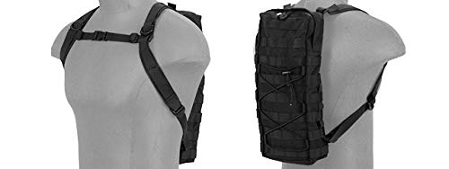 Tactical Military Hydration Backpack - 3L Leak-Proof Water Bladder, Survival Day Pack for Cycling, Hiking, Climbing, Army, Hunting - Outdoor Gear with Molle Webbing & Removable Straps for Camping, Travel, and Emergency Preparedness