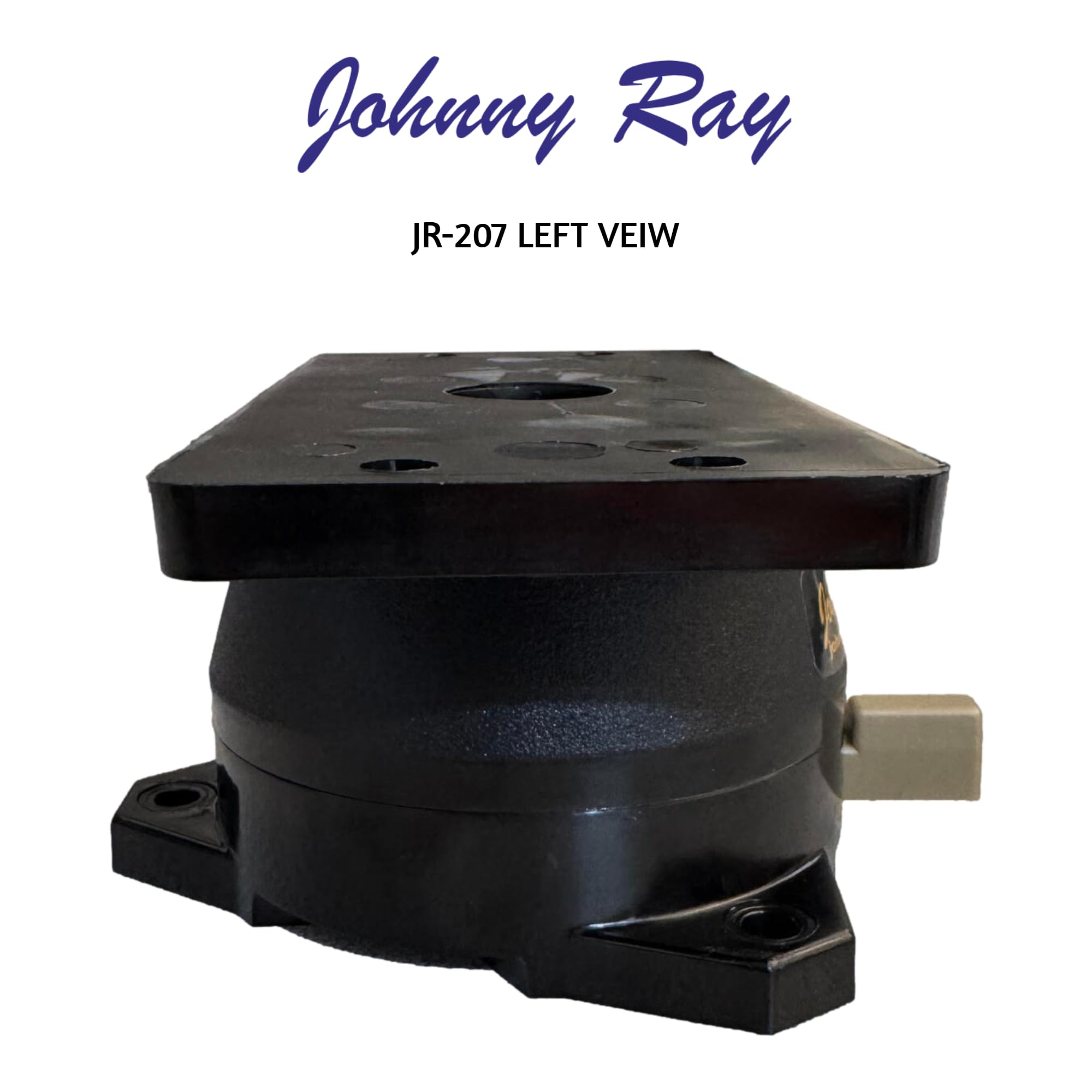Johnny Ray JR-207 Portable Fish Finder Mount - Quick Release Swivel Bracket for Marine Sonar & Depth Finders - Perfect for Kayak, Boat & Ice Fishing Electronics Mounting