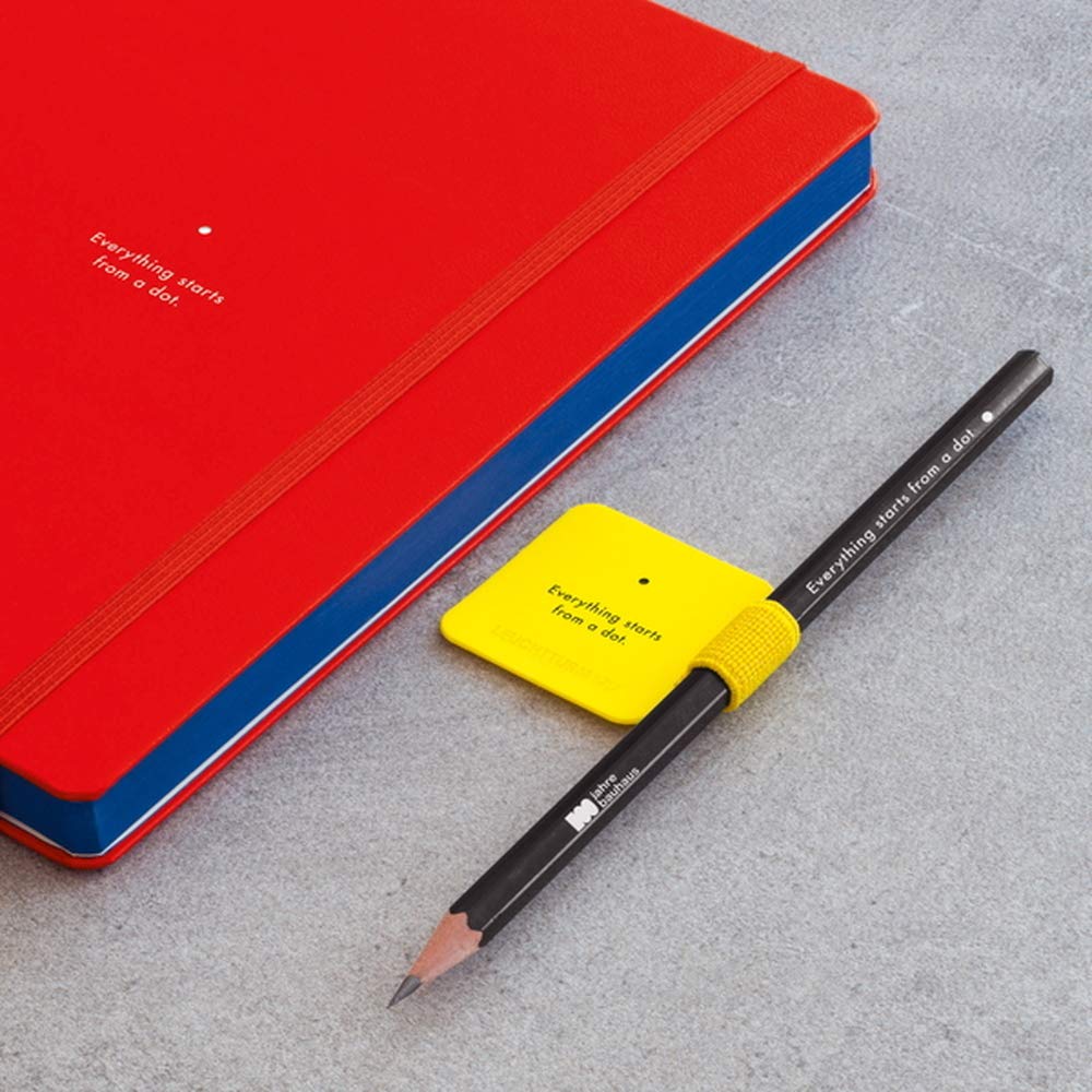 Leuchtturm Bauhaus 360136 HB Assorted Pencils - Lemon & Black - Premium Quality Drawing & Writing Pencils for Artists, Students & Office Use