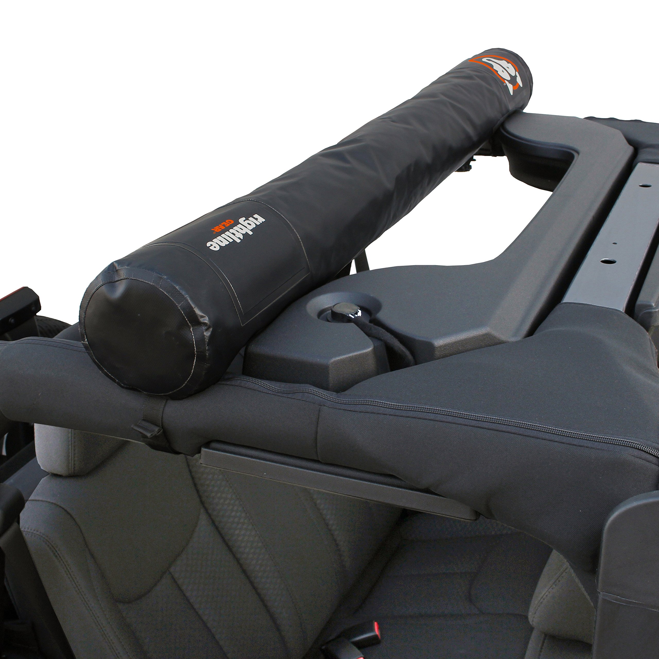 Rightline Gear 100J78-B Black Jeep Soft Top Window Storage Bag - Waterproof & Durable Organizer for Wrangler JK & JL Models - Perfect for Off-Roading & Jeep Accessories Storage