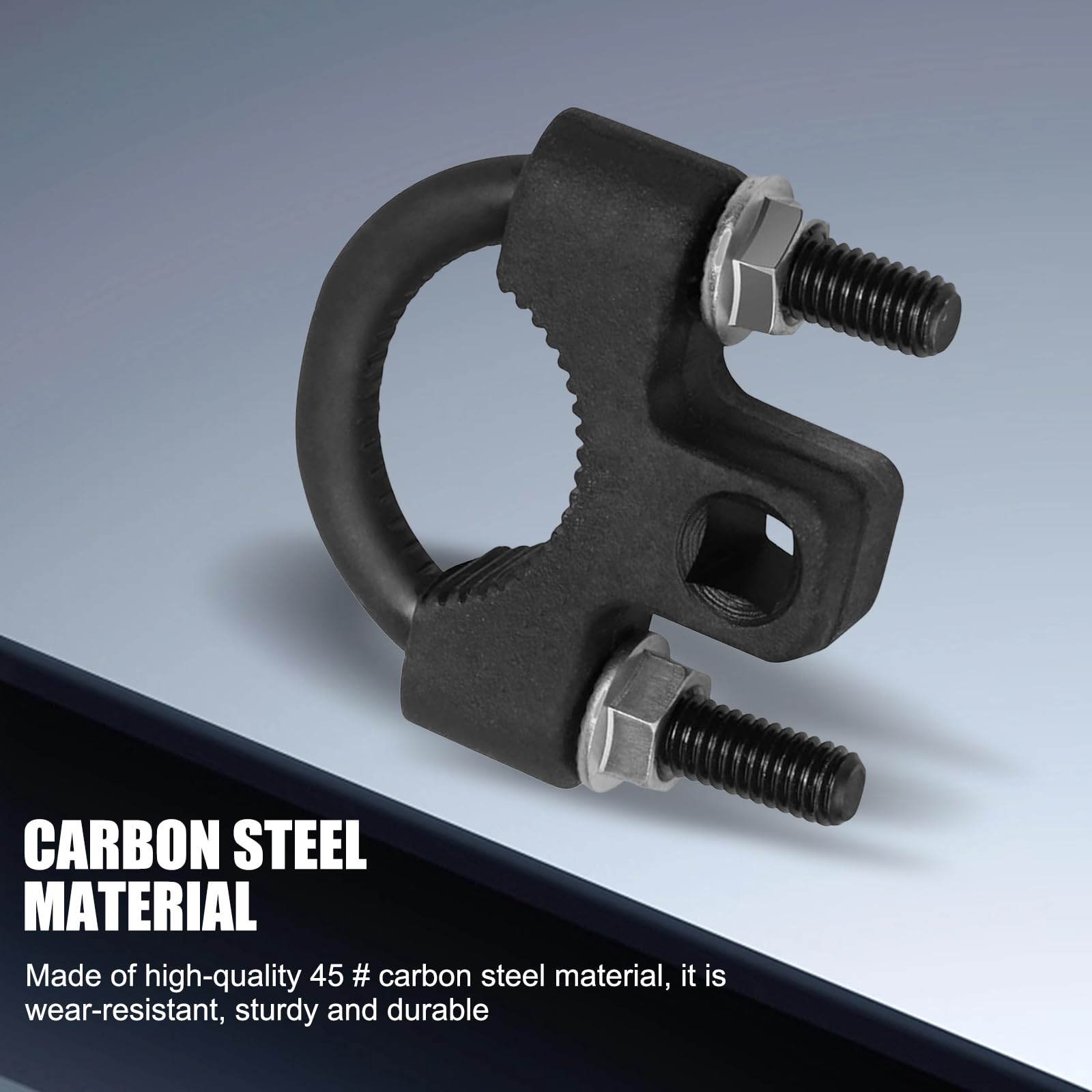 1 PC Heavy Duty Inner Tie Rod Tool - Hard Metal Inner Tie Rod Removal & Installation Wrench with Non-Slip Teeth - Universal Fit for Most Cars & Trucks (Black) - Perfect for DIY Auto Repairs & Professional Mechanics