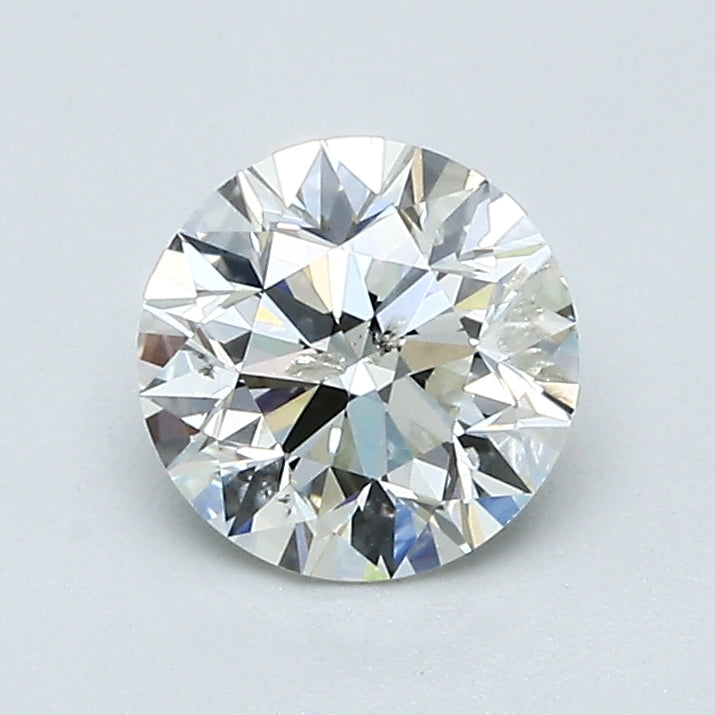 1.00 Carat Round Brilliant Cut Diamond - I Color I1 Clarity - Engagement Ring Center Stone & Fine Jewelry Making