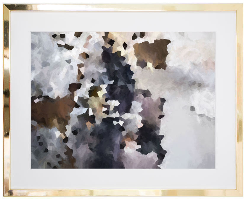 Delicious Cookies & Cream Framed Art Print - Sweet Dessert Wall Decor for Kitchen, Dining Room & Cafe