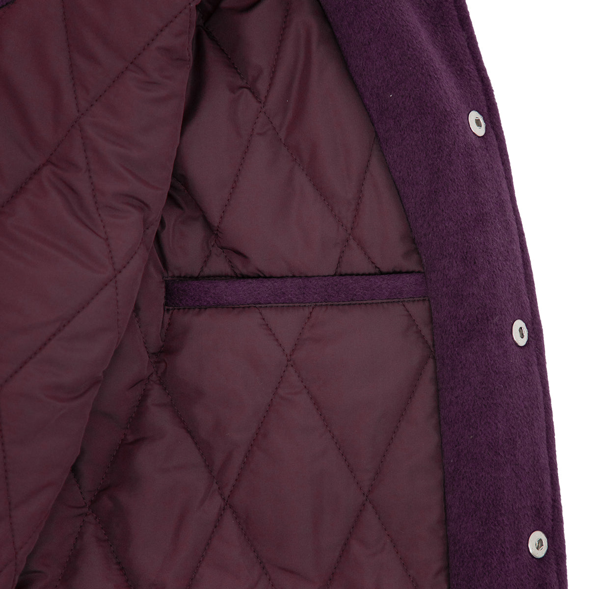 Crane Varsity Jacket 'Purple Cream' - Stylish Vintage Baseball Jacket for Men & Women | Perfect for School Spirit, Casual Outfits & Fall Fashion