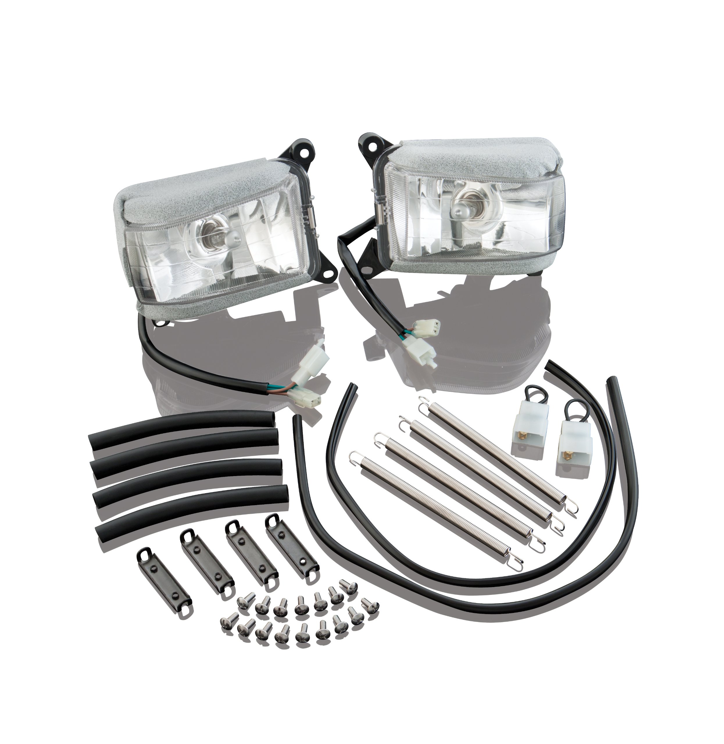 Show Chrome Accessories 52-595 Universal Motorcycle Fog Light Kit - High Visibility Driving Lights for Night & Bad Weather Riding - Perfect for Harley, Honda, Yamaha & Cruiser Bikes