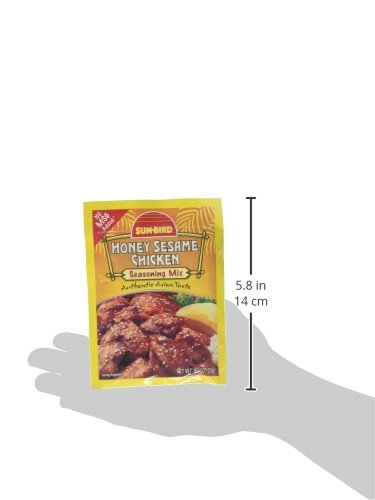 Honey Sesame Chicken Seasoning Mix Packets - Authentic Asian Chicken Recipe - 0.88oz Each (4-Pack) - Perfect for Stir Fry, Meal Prep & Quick Dinners