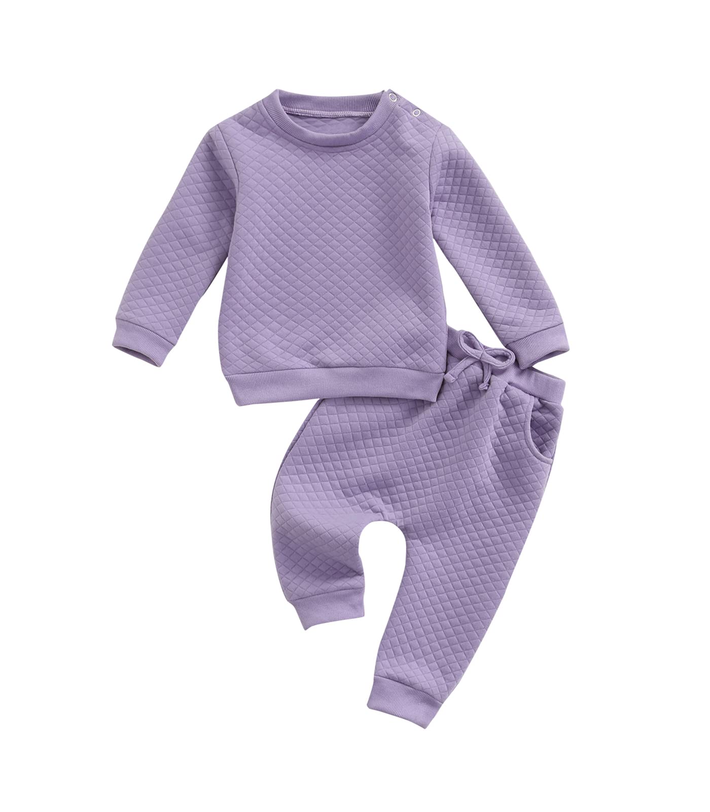 Gender Neutral Baby Clothes Set - Soft Long Sleeve Pullover & Pants for Newborns | Unisex Sweatsuit for Boys & Girls | Perfect for Winter Warmth, Playdates & Photo Shoots