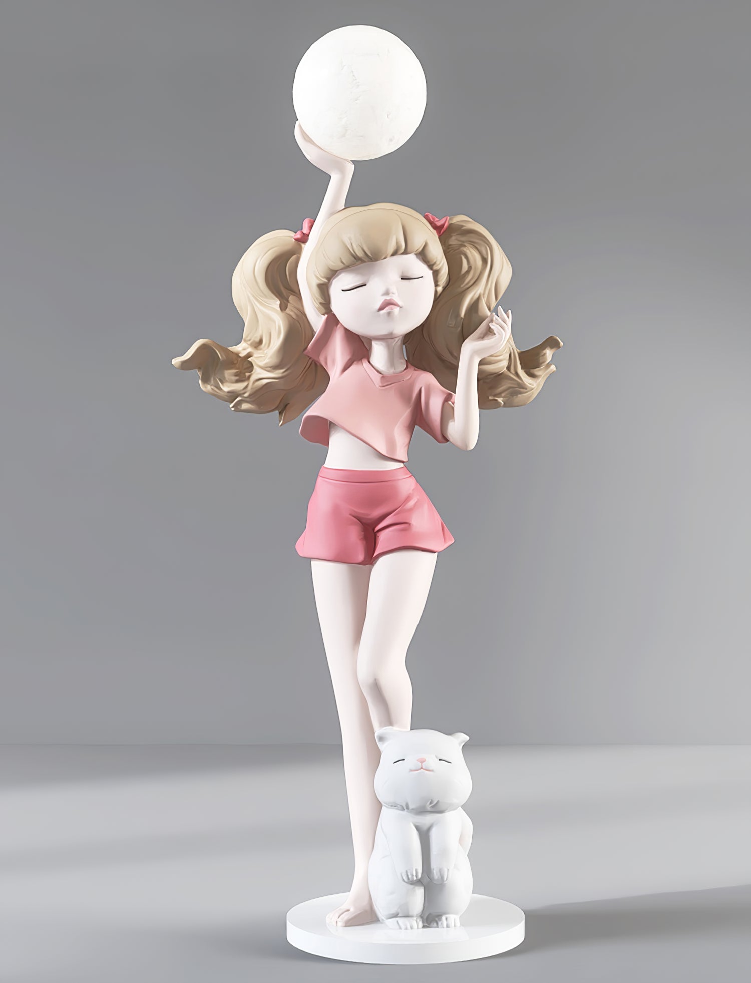 Elegant Ballet Girl Floor Lamp - Adjustable LED Dancer Light for Bedroom, Living Room & Nursery - Perfect for Kids Room Decor & Dance Studio Lighting