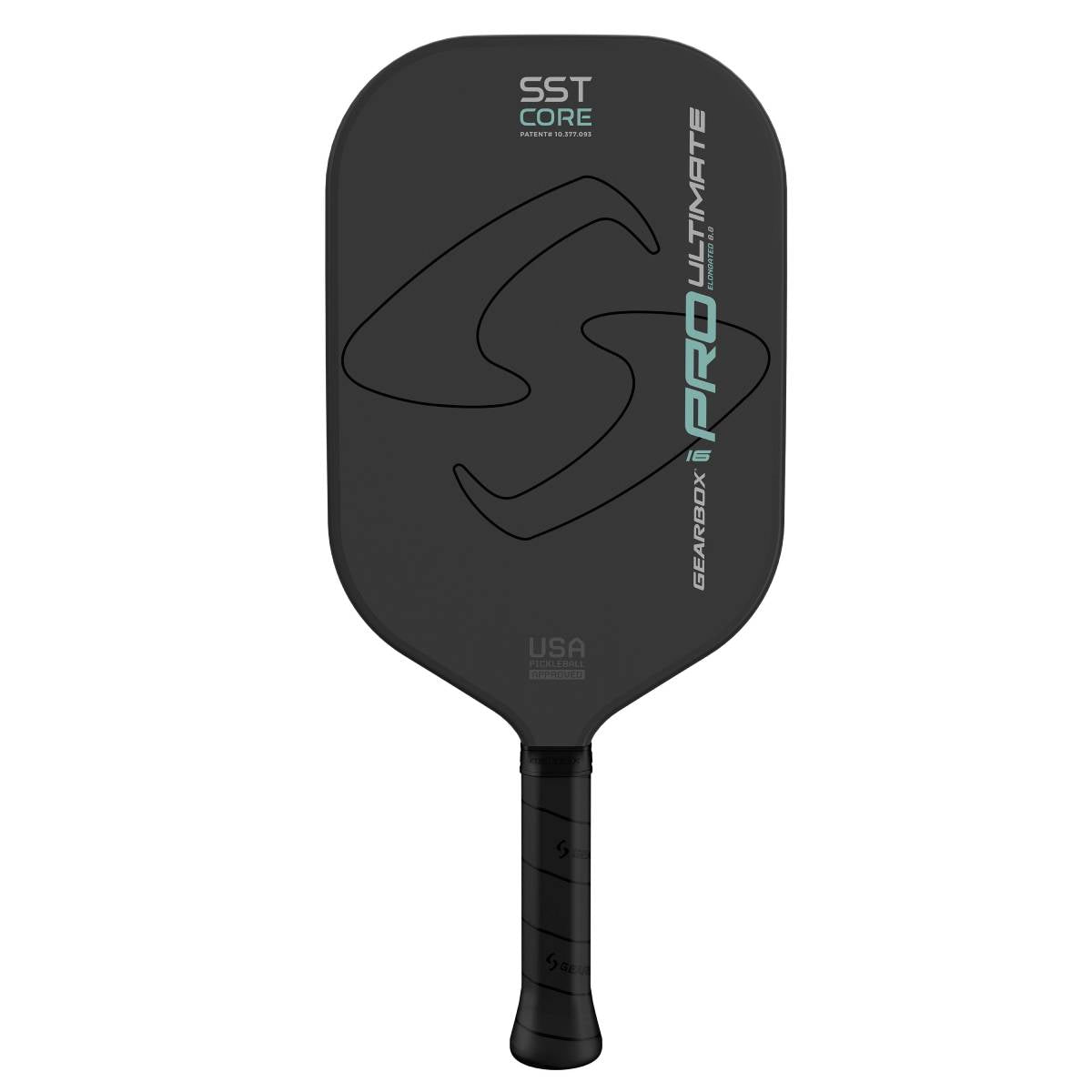 **Gearbox Pro Ultimate Elongated Pickleball Paddle - Lightweight 8.0 oz for Power & Control - Perfect for Competitive Play & Training**