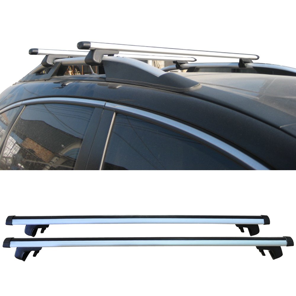48 Inch Adjustable Aluminum Roof Rack Cross Bars - Heavy Duty Roof Top Rail Carrier for Cars, SUVs & Trucks (120CM) - Perfect for Kayaks, Bikes, Ladders & Cargo Transport