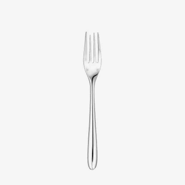 Christofle Mood Dessert Fork - Elegant Silver Plated Dessert Fork for Fine Dining & Special Occasions | Perfect for Cake, Pastry & Gourmet Desserts