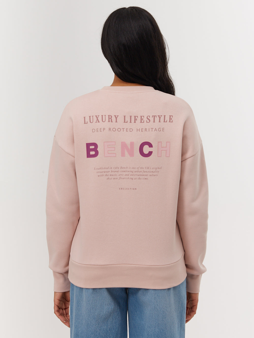 Lilem Block Letter Crew Neck Sweatshirt - Comfortable Unisex Pullover for Casual Wear | Perfect for Everyday Outfits, Street Style & Lounge