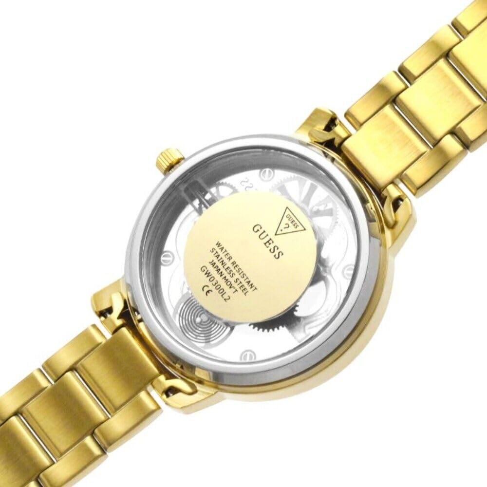 GUESS Women's Fashion Clear 36mm Watch - Stylish Analog Wristwatch for Everyday Wear, Office & Casual Outfits