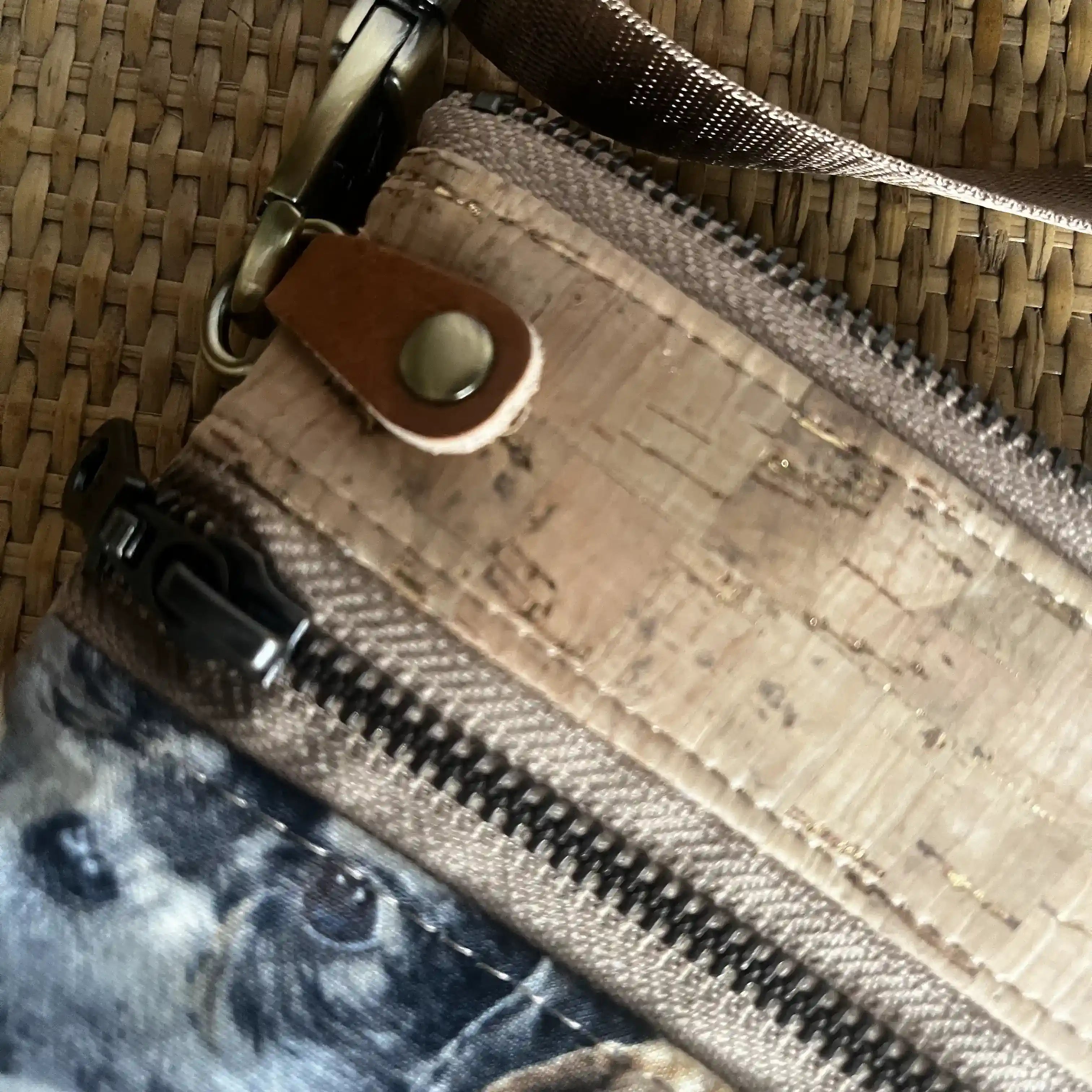 Izzy's Mom Cross Body Bag (Medium) - Adorable Puppies Design with Brushed Antique Finish | Perfect for Everyday Use, Travel, and Casual Outings
