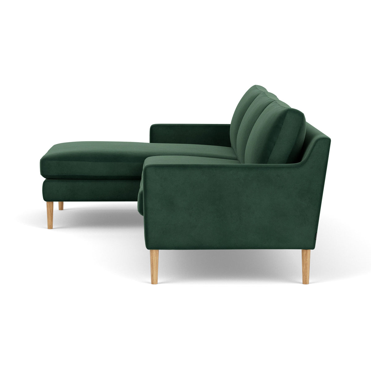 Astha Velvet Left Chaise Sofa - Luxurious Modern Sectional Couch for Living Room, Lounge & Home Theater | Soft Velvet Upholstery, Comfortable Seating, Stylish Home Decor