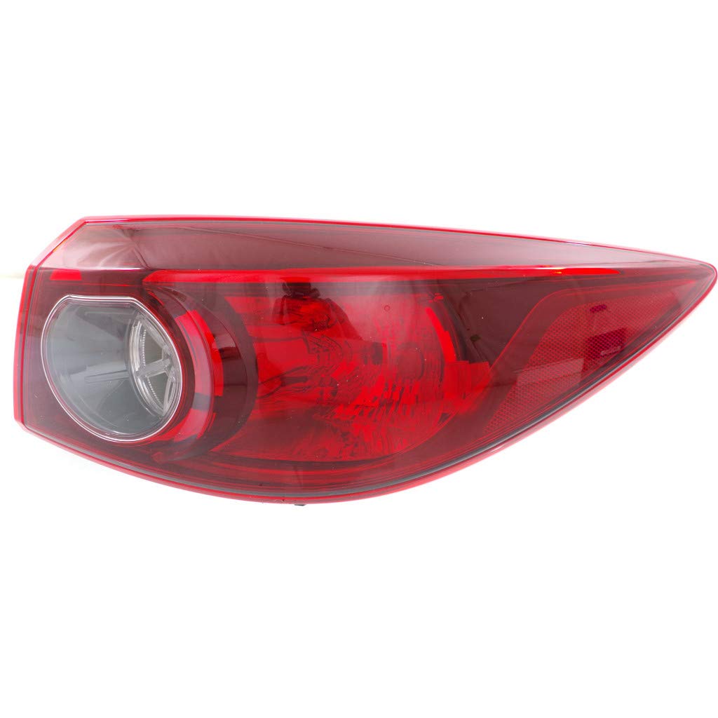 2014-2018 Mazda 3 Passenger Side Tail Light Assembly with Bulbs - CAPA Certified Replacement Part MA2805117 | Perfect for Night Driving & Enhanced Vehicle Safety