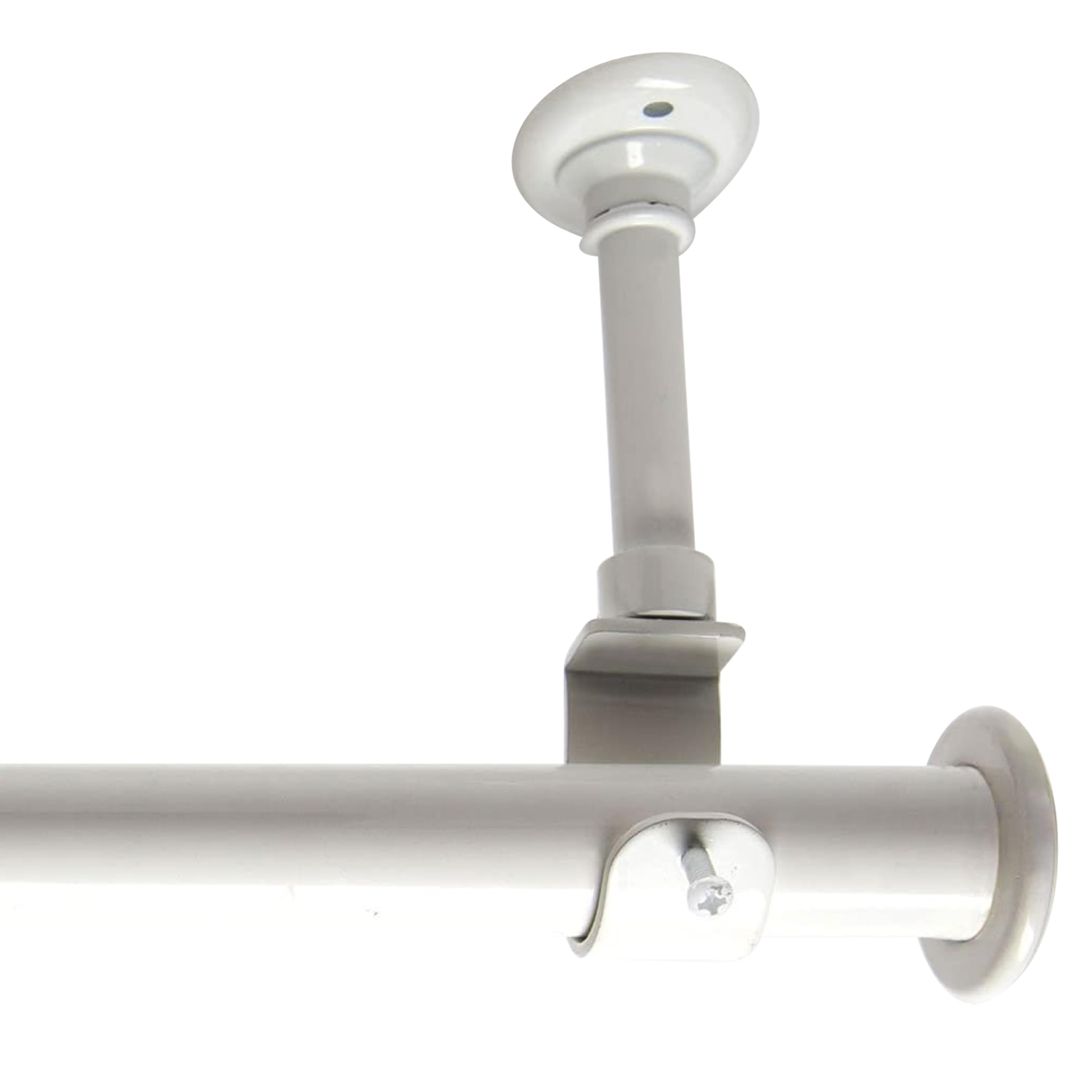Adjustable Extra Long Ceiling Mounted Curtain Rod 108-168